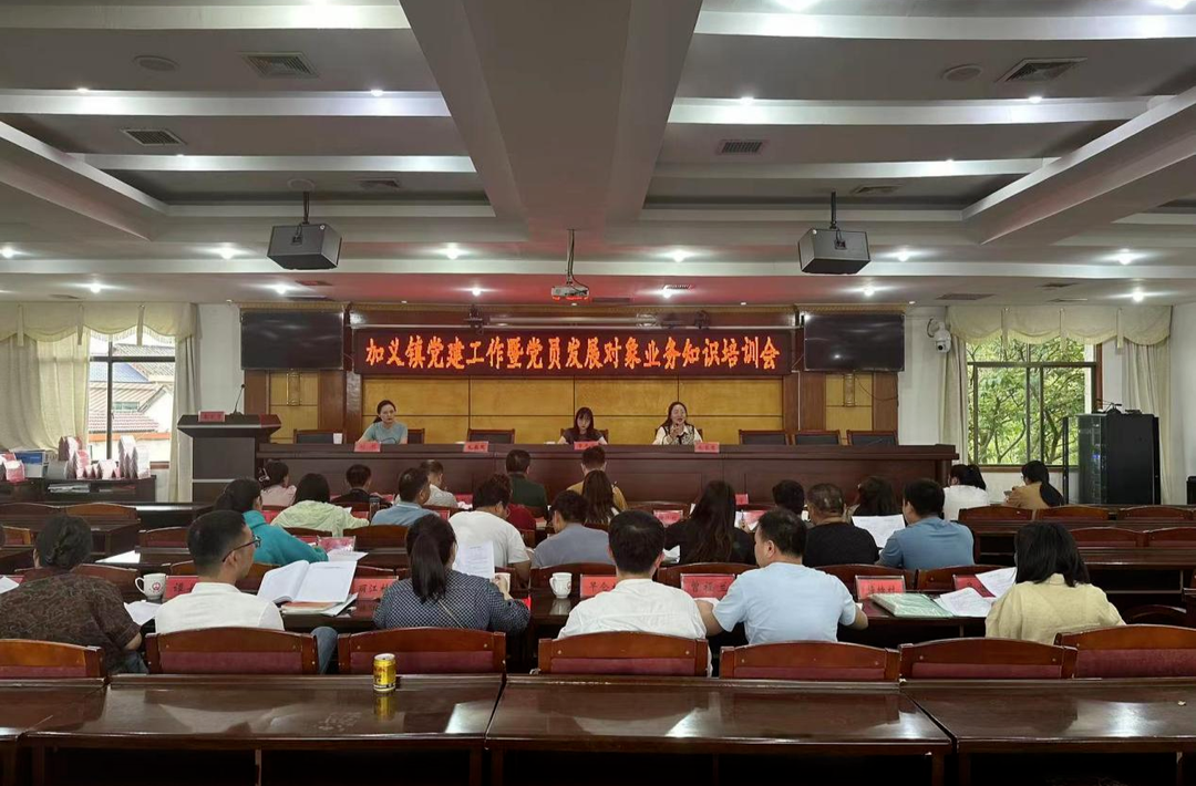 强化党务知识培训 筑牢基层党建根基 ——加义镇召开党建业务培训会