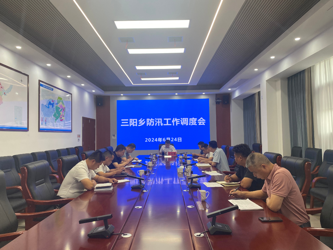 风雨同舟冲锋在前丨三阳乡闻“汛”而动，确保平稳度汛