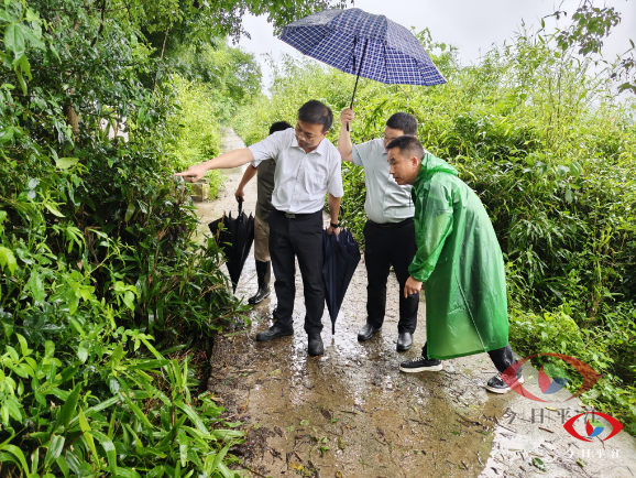 李適時到伍市鎮(zhèn)督導(dǎo)檢查防汛及地質(zhì)災(zāi)害防治工作