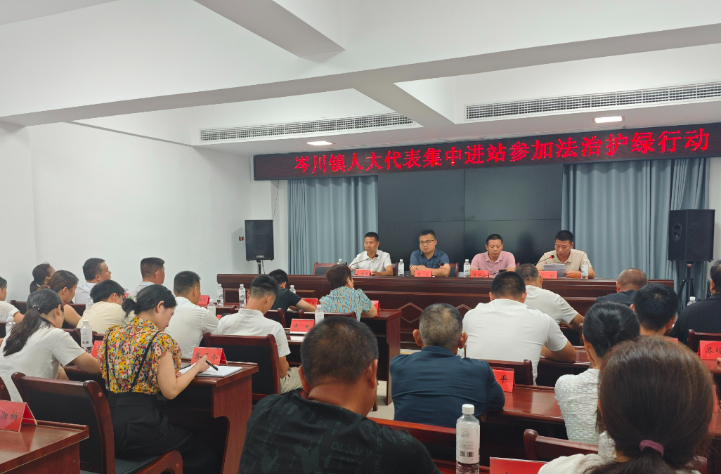 岑川人大在行动 | 岑川镇召开“法治护绿人大行”活动启动仪式