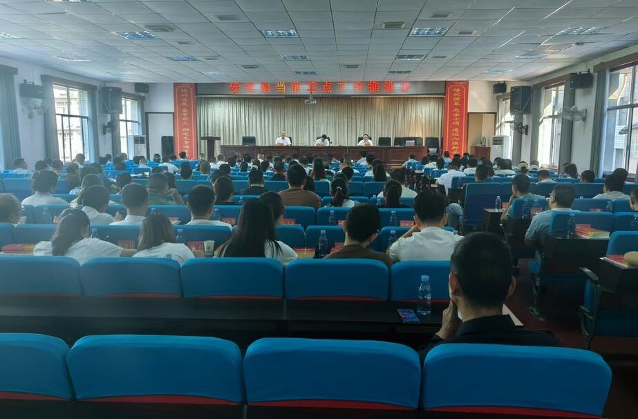 铆足干劲 同心同行——安定镇召开当前重点工作推进会
