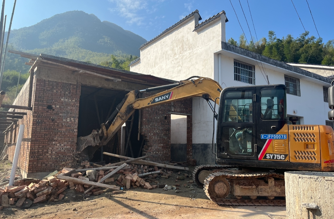 拆！福寿山镇依法拆除1处违法占用耕地建筑
