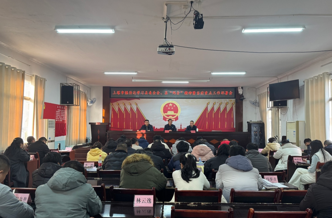上塔市镇：传达学习县委全会、县“两会”会议精神