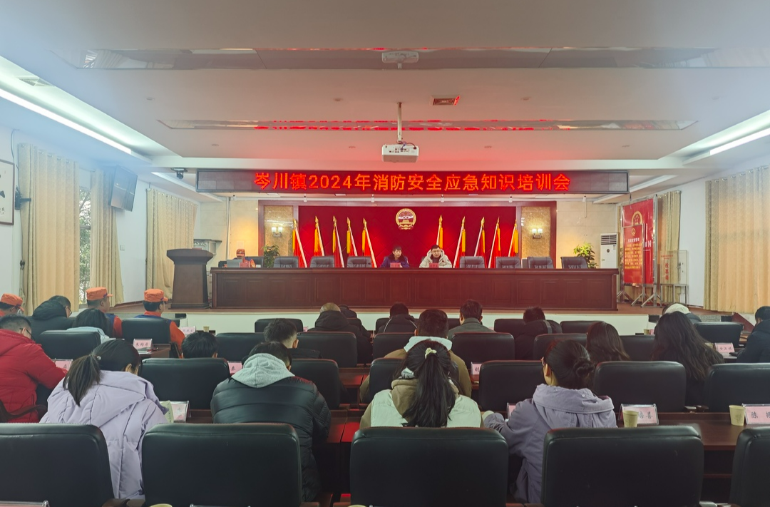 消防常抓,生命常安——岑川镇开展消防安全知识培训及消防灭火演练