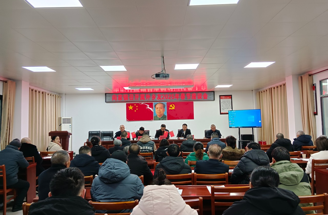 共谋发展新篇章，畅叙乡情话未来——向家镇召开2025年度商会新春座谈会向家镇召开2025年度商会新春座谈会