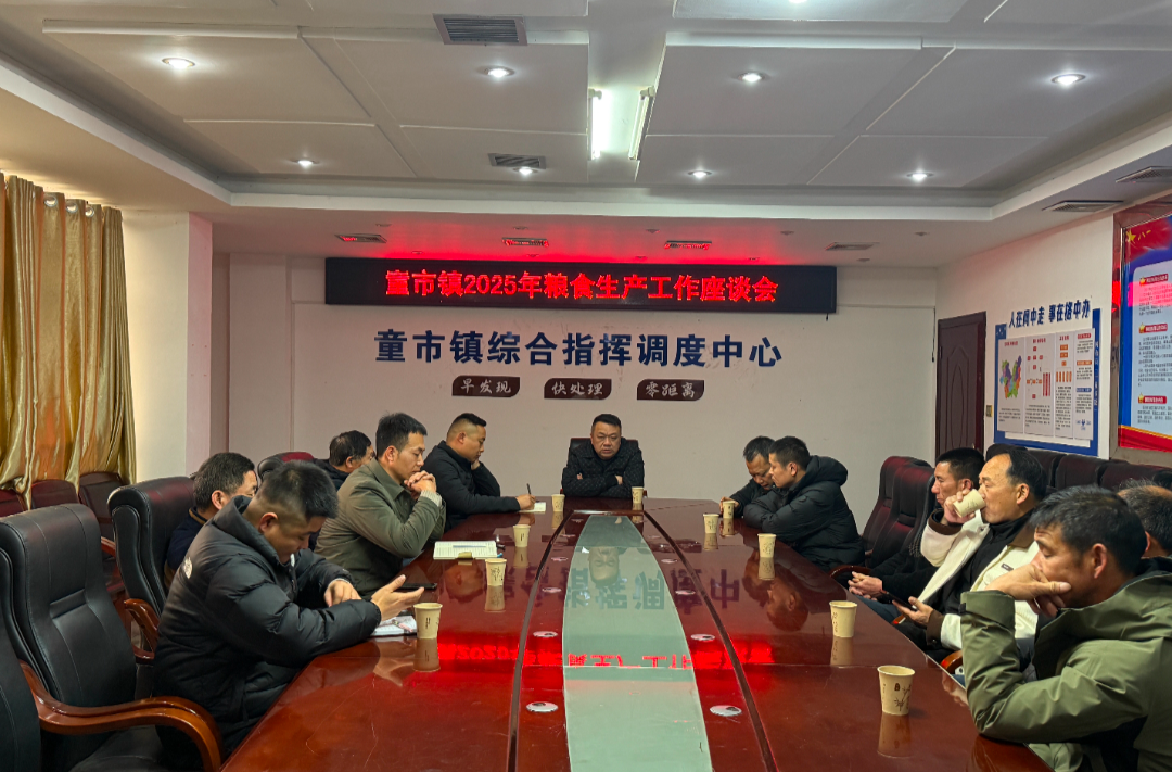 一年之计在于春，农业开局抓春耕——童市镇召开2025年粮食生产暨种粮大户座谈会
