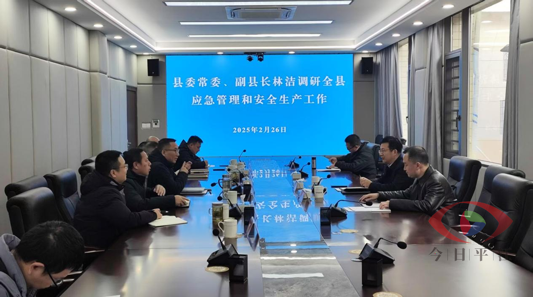 林洁调研全县应急管理和安全生产工作