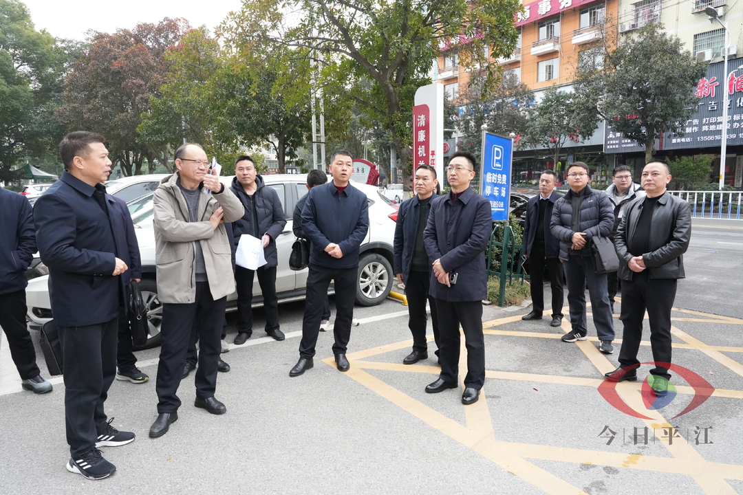 彭方建调研平江县综治中心建设工作