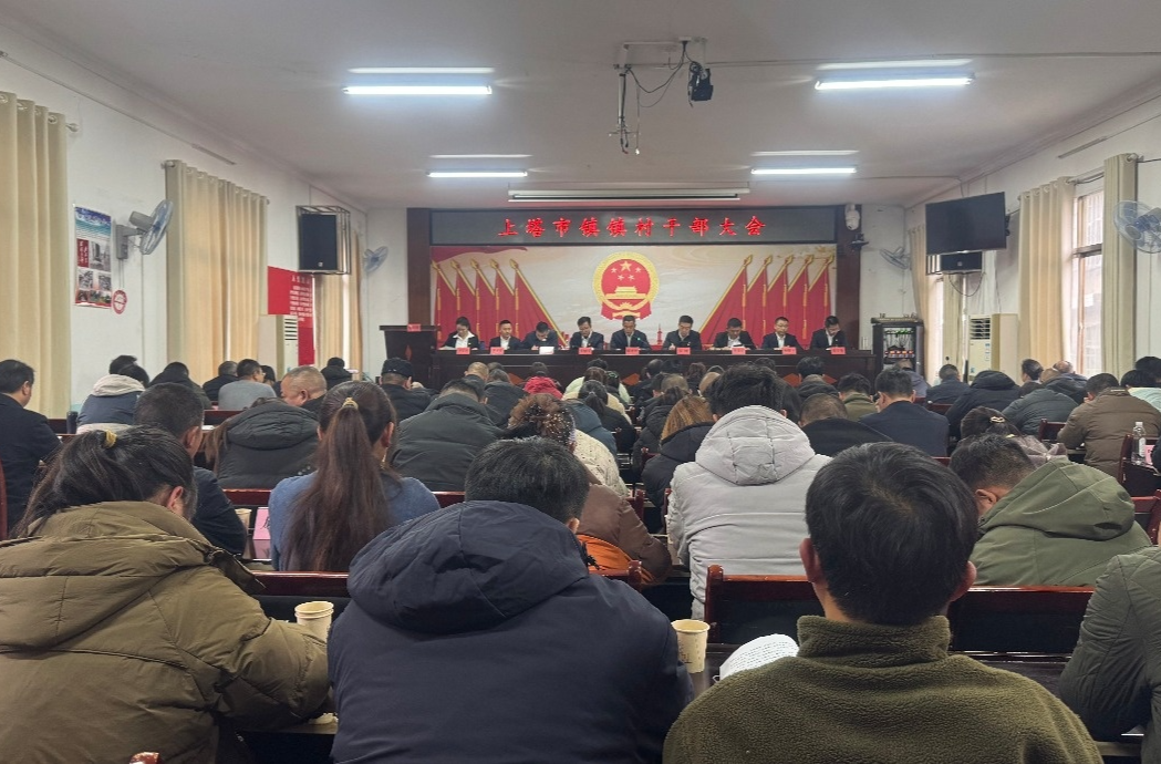 真抓实干 共谱新篇——上塔市镇镇村干部大会召开