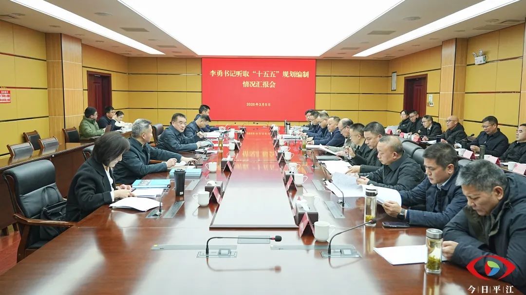 李勇专题听取“十五五”规划编制情况汇报