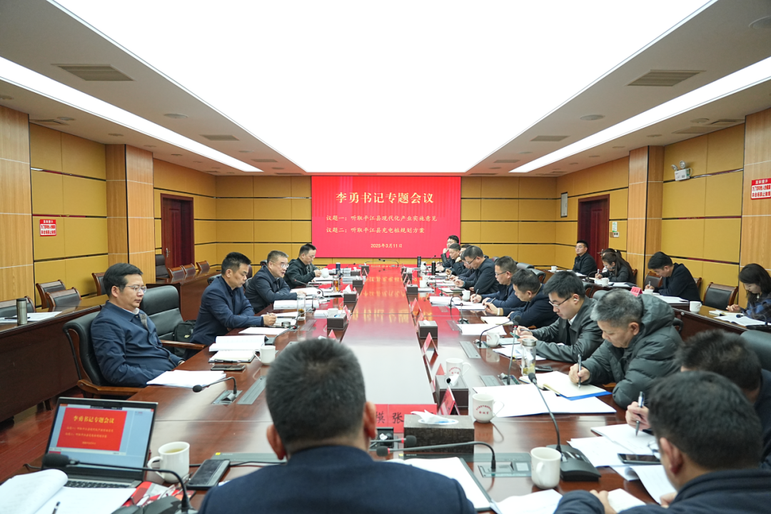 李勇主持召开书记专题会议