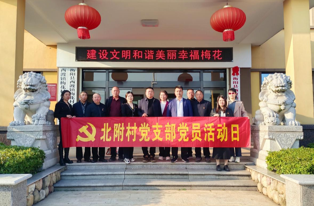 汉昌街道北附村：“治理提效探新路，踏春寻‘梅’话发展”
