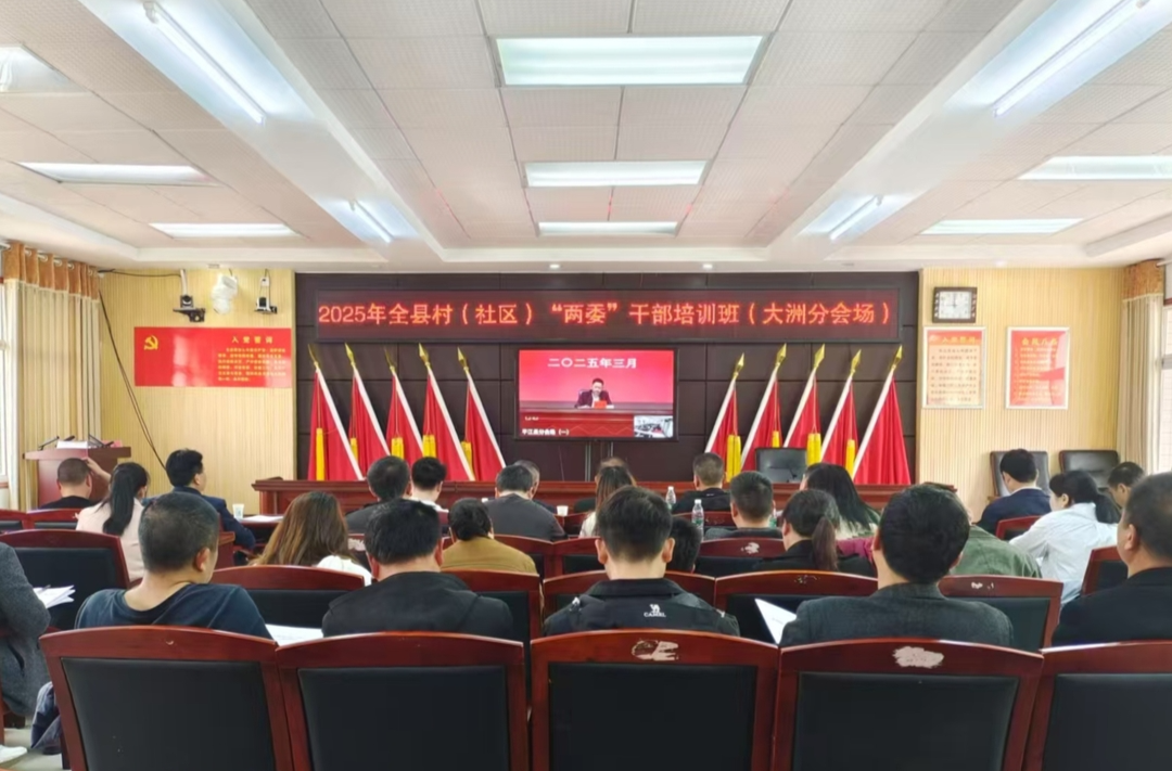 大洲乡：全员集中“充电”，为“我的村”发展振兴“蓄能”！