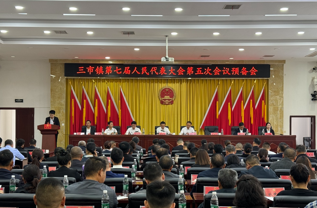 三市镇第七届人民代表大会第五次会议胜利召开