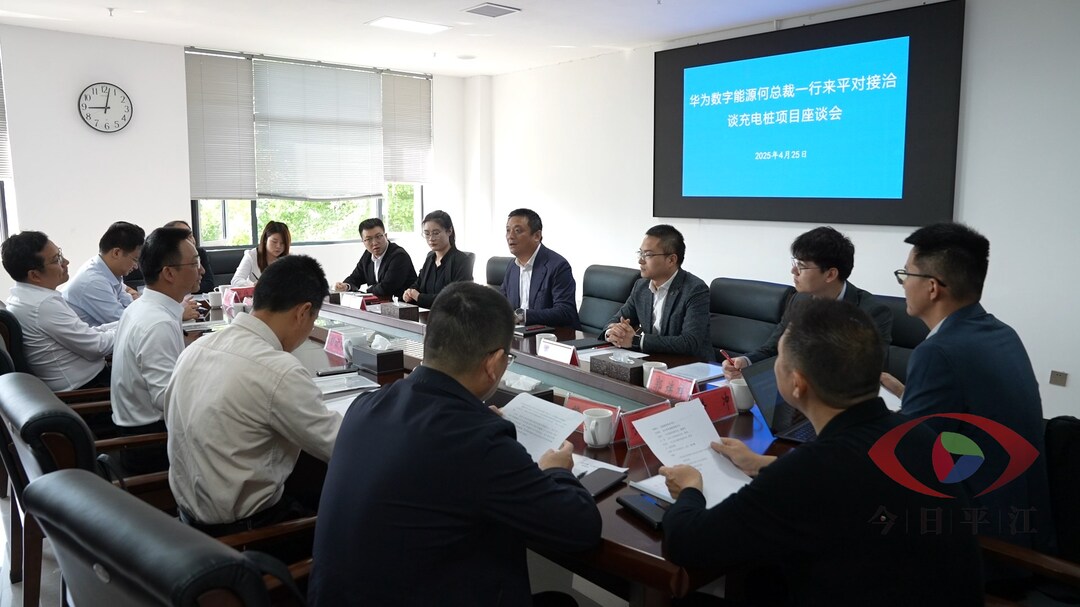 华为数字能源技术有限公司团队来我县考察