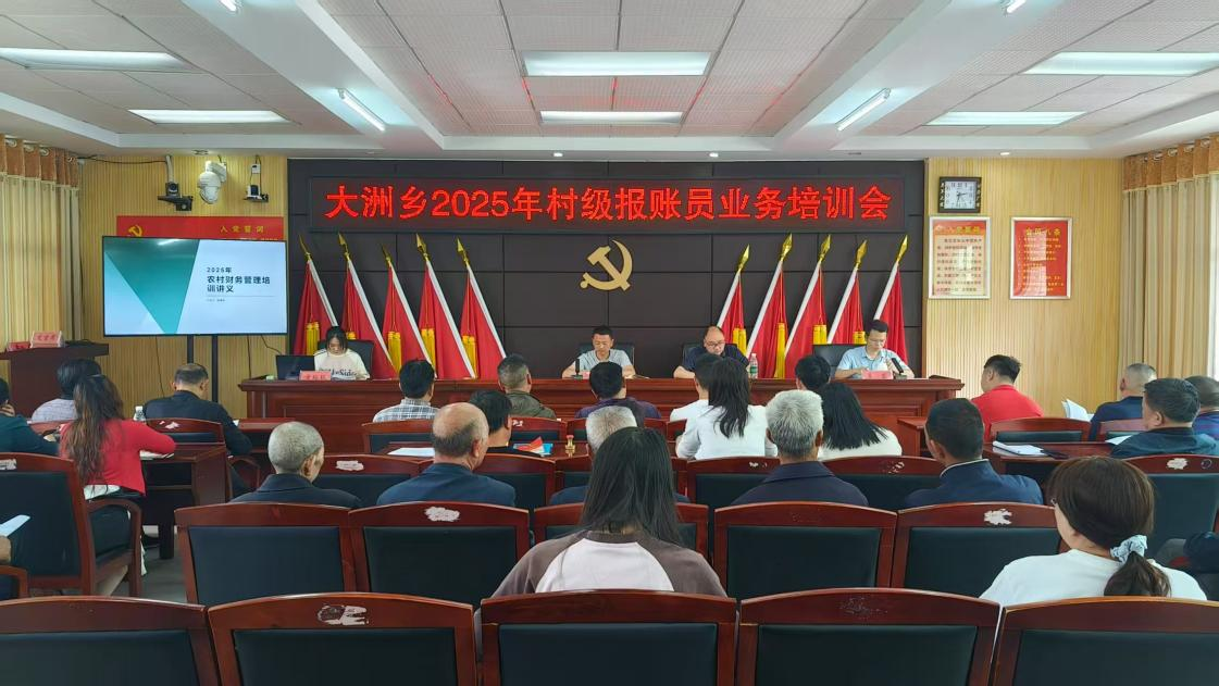 大洲乡财政所：学习培训促提升，强化管理促发展
