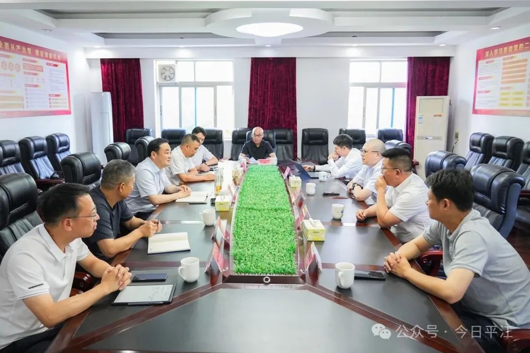 浙江省湖南商会会长黄勇一行来平洽谈