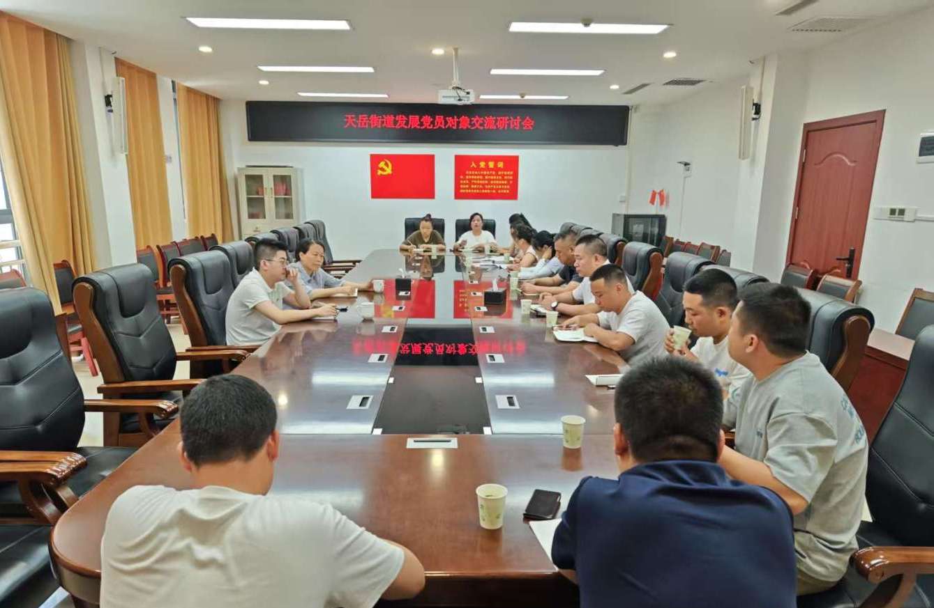 学思践悟强党性 砥砺奋进新征程 ——2025年度天岳街道党员发展对象培训圆满结束