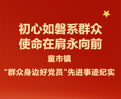 初心如磐系群众，使命在肩勇前行——童市镇“群众身边好党员”先进事迹纪实