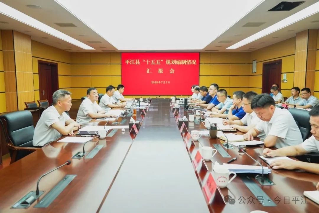 我县召开“十五五”规划编制情况汇报会