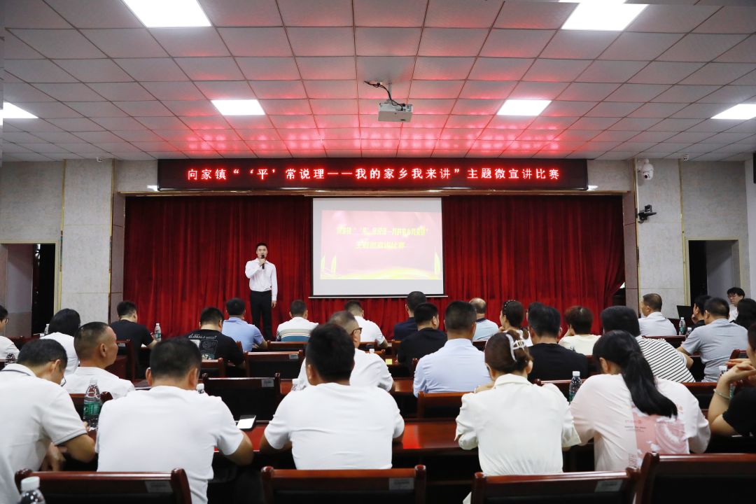 向家镇：“‘平’常说理--我的家乡我来讲”主题微宣讲比赛圆满举行！