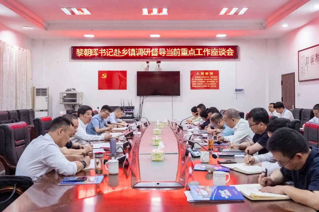 黎朝晖赴乡镇调研督导当前重点工作